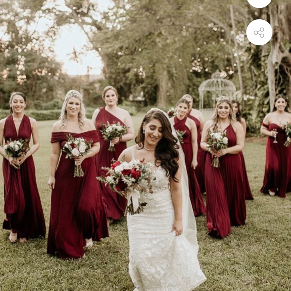 Burgundy Infinity Dress + Instructions